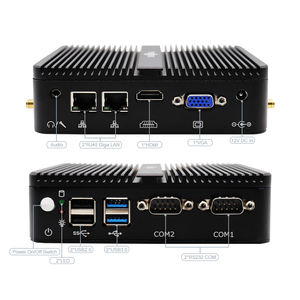 Eglobal คอมพิวเตอร์ขนาดเล็กราคาถูก I-ntel Celeron J4125 2COM 4USB <span class=keywords><strong>32GB</strong></span> DDR4 1TB SSD HD HD VGA Dual Display Display fanless IOT Industrial Computer BOX - Product Image 5