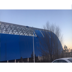 Structure en acier préfabriquée pour toit en arche courbée, construction de hangar de stockage de charbon en métal, <span class=keywords><strong>toiture</strong></span> en ossature métallique - Product Image 6
