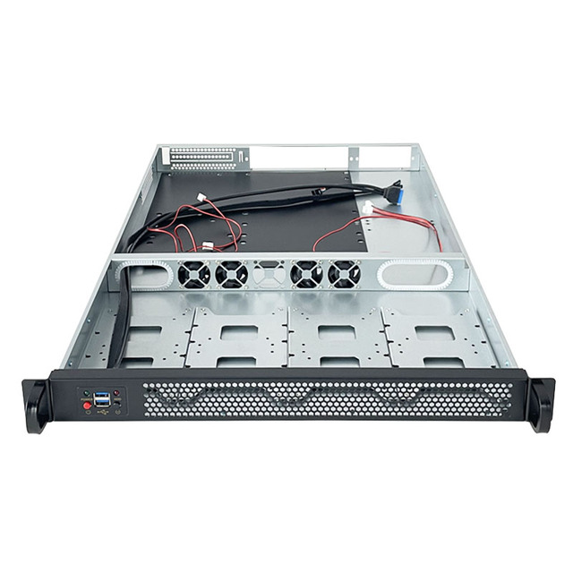 19 Inch 1U Server Chassis ultra Short Chassis 650mm Deep Power Supply Small ATX Motherboard 305*330mm Rack case