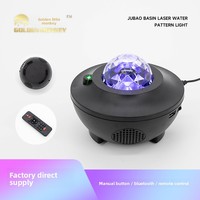 Lumière laser RGB en acrylique avec projection d'ondulations d'eau et de ciel étoilé, éclairage d'ambiance 5V pour utilisation en cuisine