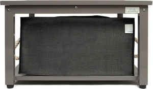 Supporto Pedana Moderno Regolabile da 27 Pollici in Ferro per Lavatrice e Asciugatrice con Ripiano Estraibile da 18 Pollici, Vaschetta di Scarico Grigia, Eco-Sostenibile per Hotel - Product Image 6