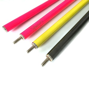 Xmlivet jaune couleur En fibre <span class=keywords><strong>de</strong></span> Carbone Queues <span class=keywords><strong>De</strong></span> <span class=keywords><strong>Billard</strong></span> 9.5mm pointe 1/2 split piscine queue carbone snooker queue peut personnaliser - Product Image 6