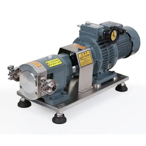 Sanitäre Edelstahl SS304 SS316L Löwenübertragungspumpe vertikaler Rotor-Löwen-Pumpkopf - Product Image 6