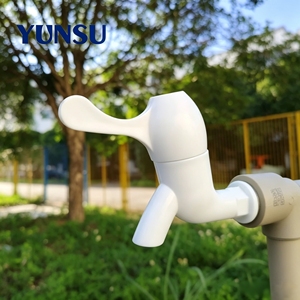 YUNSU Outdoor Faucet Plastic Single Handle <b>Wall</b> Mounted Modern Minimalist Design for Garden Use - Product Image 6