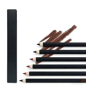 Delineador de Labios Negro Mate, Maquillaje Cosmético en Crema, Lápiz Delineador de Labios de Marca Privada, Lápiz Delineador de Labios Marrón - Product Image 1