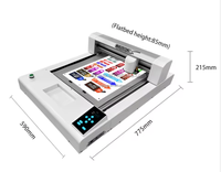 Máquina cortadora A3, plotter de corte de contorno plano para película de TPU, tela, pegatinas UV DTF