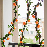 Bouquet de Branches d'Oranges Artificielles en Gros, Vente Chaude, Plante Artificielle pour Décoration Maison, Hôtel, Mariage, Bureau, Jardin, Aménagement Paysager