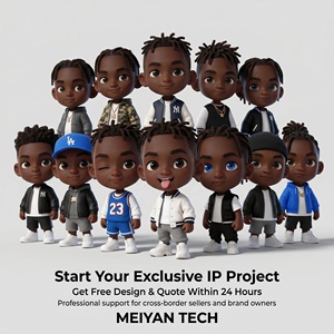 WEIYAN Statuette in Vinile Personalizzate, Figurine Collezionabili Hip-Hop, Giocattoli in Scatola Cieca Personalizzati, Regali per Fan e Blogger - Product Image 6