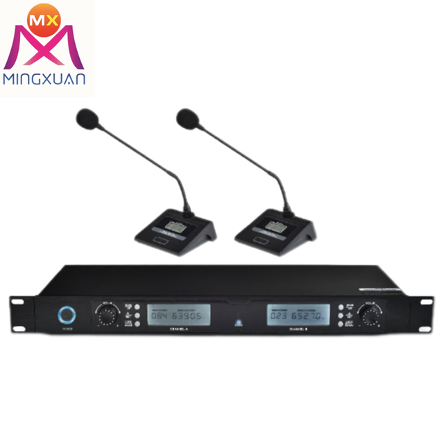 Large Conference Digital Video Tracking Microphone System 2 Gooseneck Professional Solutions