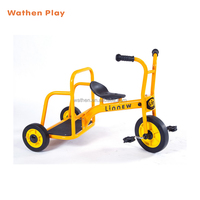 Tricycle en acier pour enfants, vente en gros, pour tout-petits de 3 à 8 ans, usage maternelle