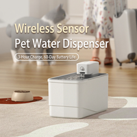Distributeur d'eau intelligent pour animaux de compagnie, capteur automatique, filtre à circulation, fontaine à eau, distributeur d'eau pour chat