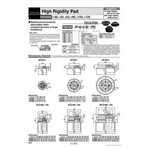 แผ่นสุญญากาศ ZPT80HBNJ25-B01-A18นิวเมติกส์ชิ้นส่วนอุตสาหกรรม - Product Image 1