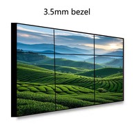 0.88 3.5mm lunette 55 49 46 pouces Ultra-mince LCD vidéo mur affichage sans couture Lcd épissage écran Solution