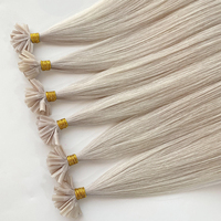Nouvelles extensions de cheveux humains vierges Remy 2026, bruts et non traités, avec pointe en kératine à coller