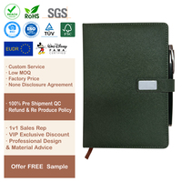 Carnets de style journalier A6 en cuir texturé avec pages grainées pour une sensation premium ISO