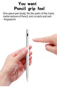 ปากกาสไตลัสโลหะสีขาวสำหรับ iPad ใช้งานร่วมกับ Pencil รองรับการสัมผัสแบบ Capacitive ป้องกันการสัมผัสโดยฝ่ามือ รองรับการเอียง ปลายปากกา POM สำหรับวาดภาพ - Product Image 5
