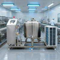 Réservoir refroidisseur de pasteurisateur de lait 150L 200L 300L 500L