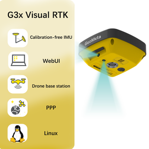 Alpha G3x รุ่นนานาชาติ RTK พร้อมกล้องคู่ IP67 รองรับ 4G/5G 1408 ช่องสัญญาณ รองรับสถานีฐานและโหมด PPP - Product Image 5
