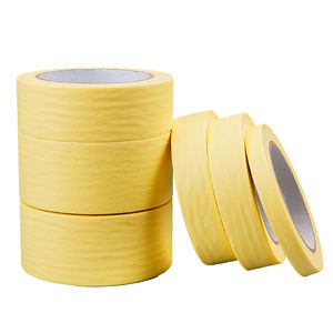 ציירי רכב אוטומטיים עמידים בטמפרטורה צביעה ללא שאריות סרט מיסוך נייר דבק קרפ לרכב - Product Image 2