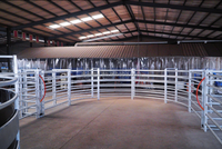 Panneau de cheval de prix usine 3 4 5 6 panneaux de bétail de stylo rond de rail clôture de corral de cheval