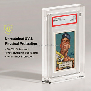 Estuche Protector Transparente de Acrílico Fundido Magnético Personalizado de Primera Calidad con Bloqueo UV y 92% de Transmitancia de Luz para Tarjetas Graduadas - Product Image 6