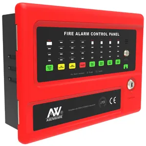 Harga Pabrik Sistem Alarm Kebakaran Konvensional 4 Zona 8 Zona 16 Zona Panel Kontrol Kabel