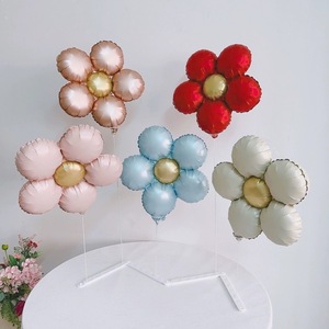 Nouveau ballon de fleur de Saisy à cinq pétales mat pour les décorations de fête d'anniversaire d'enfants - Product Image 2