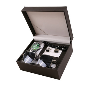Set <span class=keywords><strong>de</strong></span> Reloj para Hombre en Caja <span class=keywords><strong>de</strong></span> Regalo, Reloj, <span class=keywords><strong>Gafas</strong></span> <span class=keywords><strong>de</strong></span> <span class=keywords><strong>Sol</strong></span>, Cuentas <span class=keywords><strong>de</strong></span> Oración, Gemelos, Set <span class=keywords><strong>de</strong></span> 4 Piezas en Caja <span class=keywords><strong>de</strong></span> Regalo BXY - Product Image 5