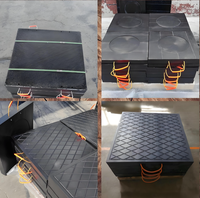 Plaques de stabilisation robustes en UHMWPE pour grue, haute capacité de charge, pour support de grue de camion