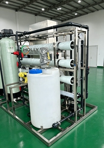 Sistema di Purificazione dell'Acqua a Osmosi Inversa 500L/Ora con Pompa PLC e Riduttore Marca Holly - Product Image 2