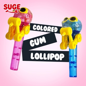 Caramelle all'ingrosso a forma di robot, lecca-lecca, caramelle dure, giocattolo, simpatico snack divertente per bambini, dolce gusto frutta, novità, regalo per feste, premio, dolcetto, zucchero - Product Image 2
