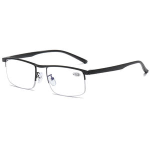 Gafas de Lectura Progresivas Multifocales Clásicas <span class=keywords><strong>para</strong></span> Mujer y <span class=keywords><strong>Hombre</strong></span>, Cómodas Lectores Ópticos con Filtro de Luz Azul y Montura Dorada o Roja - Product Image 1