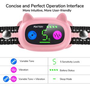 2025 नया मानवीय कोई शॉक कुत्ता विरोधी बार्क कॉलर और कुत्ते छाल कॉलर बिना रिमोट के - Product Image 3