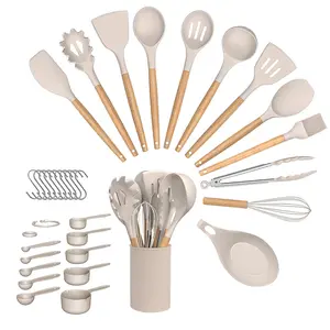 2023 Hot Selling Non-Stick Silicone Kitchen Utensils Set Cookware Accessories Gadgets Set