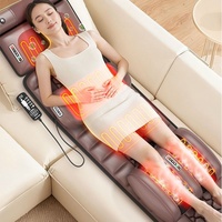COSMO Elektrisches Vibrations-Thai-Shiatsu-Massagekissen mit Wärmefunktion, Luftkompression, Ganzkörperabdeckung und Zeitsteuerung