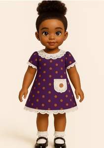 Poupées Bébé Reborn Personnalisées de Haute Qualité en Vinyle, Peau Noire <span class=keywords><strong>Afro</strong></span>, Modèle DIY, Jouet de Dessin Animé pour Filles 30-50cm - Product Image 4