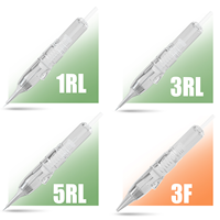 Hadiyah Beauty Aiguille PMU de maquillage permanent stérilisée pour le tatouage des sourcils Eyeliner des lèvres Aiguille de tatouage Microblading