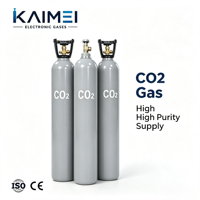 Gas CO2 de Alta Pureza, Dióxido de Carbono en Cilindros de 8L, 10L, 15L, 25L, 38L, 40L, 45L, 47L y 50L para la Industria y Laboratorio, 99.999% de Pureza