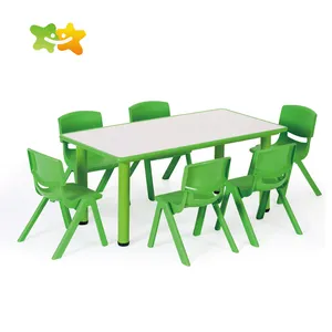 School Furniture Manufacturer Plastic Kids Party Room Table Nursery School Furniture