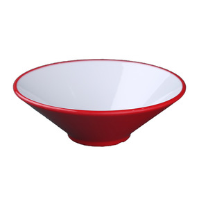 Grade A8 Mélamine Double Couleur Bambou Chapeau Bol Nouilles Boutique Spécial <span class=keywords><strong>Lamian</strong></span> Nouilles Bol Vaisselle Commerciale - Product Image 1