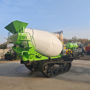Promotion : Camion malaxeur à béton sur chenilles de 3 m³ avec moteur, boîte de vitesses et transmission hydraulique pour projets de construction - Product Image 5
