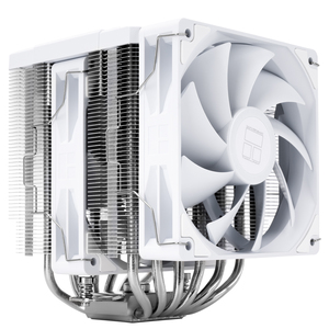 พัดลมระบายความร้อนซีพียู Thermalright PA120 DIGITAL WHITE สูง 162 มม. แบบ Dual Tower 6 Heatpipes พร้อมจอ LCD รุ่น Assassin 120 DIGITAL WHITE - Product Image 3