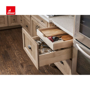 Allandcabinet modulare Nordic Shaker stile grigio acero armadi da <span class=keywords><strong>cucina</strong></span> con lavello e marmo controsoffitto - Product Image 6
