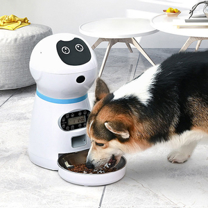<span class=keywords><strong>Distributeur</strong></span> de nourriture intelligent pour chat 3,5 L, style robot, écran LCD, contrôle par minuterie, enregistrement vocal, <span class=keywords><strong>distributeur</strong></span> automatique de nourriture pour animaux de compagnie avec bol en acier inoxydable - Product Image 2