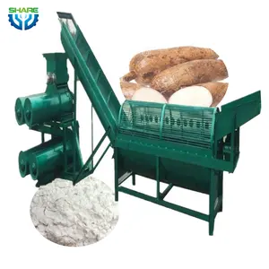 Modified Yam Starch Production Line Cassava Potato Starch Making Machine