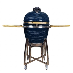 Barbecue au charbon de bois Kamado AUPLEX de 21 pouces, petit modèle, réglable, <span class=keywords><strong>Joe</strong></span> Luxurious Premium, portable, pliable, en céramique, fumoir en acier au carbone, <span class=keywords><strong>Joe</strong></span> - Product Image 1