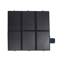Chargeur solaire portable pliable 200w 12v mono, couverture de chargeur solaire pliable, sac de chargeur solaire 200w, prix avantageux personnalisé