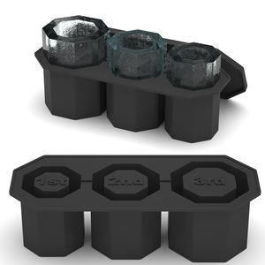 BPA <strong>Free</strong> Soft Silicone Ice Cube Tray Eco-Friendly Reusable Easy Fill and Release Ice <strong>Maker</strong> for Tumbler Cup with Custom <strong>Logo</strong> - Product Image 1