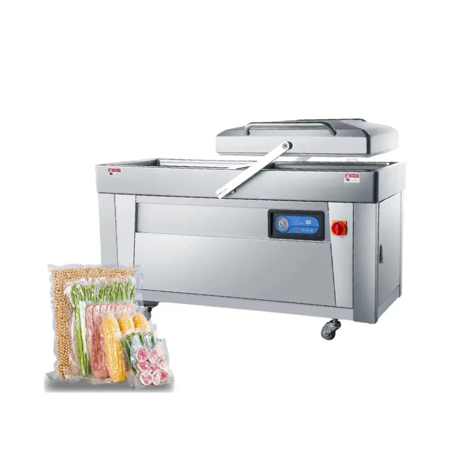 High quality vacuum packaging machine used for packaging fish, rice, and fresh fruits