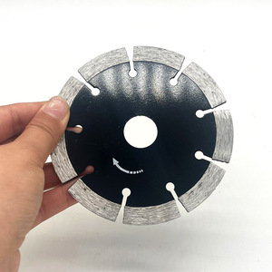 Lưỡi cưa tròn kim cương đen 110mm, cấp công nghiệp, bền, dùng cho đá granite, đá marble, bê tông, kim loại, cắt OEM, sản xuất bằng phương pháp thiêu kết - Product Image 3